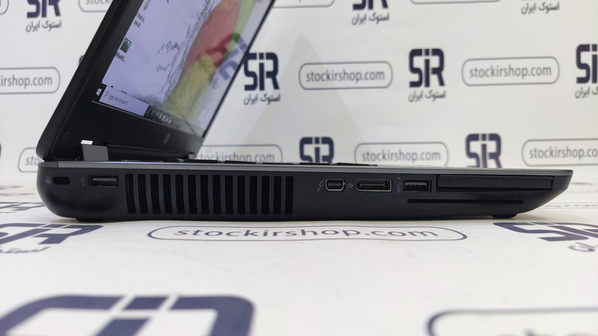 پورت های چپ لپ تاپ hp zbook 15 g2