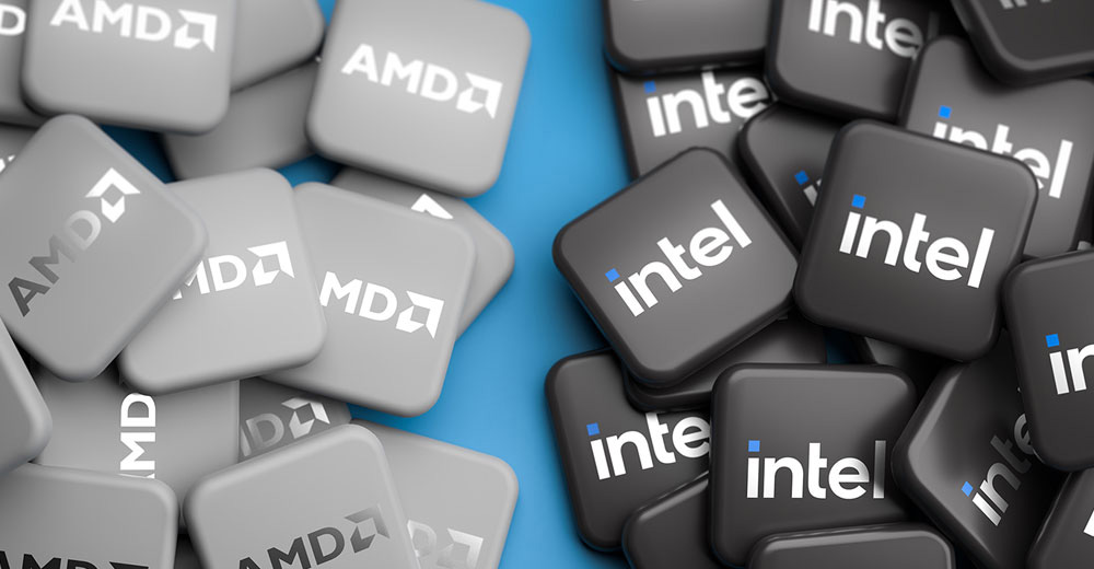 تاریخچه و جایگاه برندها amd و intel
