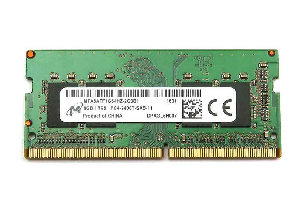 مشخصات فنی رم لپ تاپ Micron DDR4 2400T Mhz