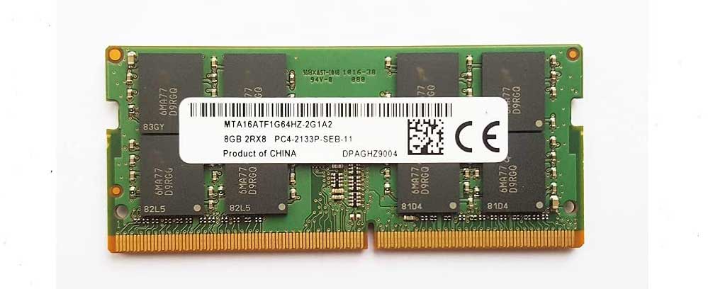 بررسی مشخصات رم لپ تاپ میکرون DDR4 2133P Mhz