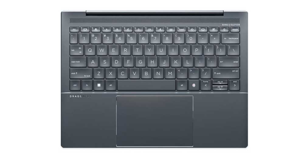 کیبورد و تاچ پد اچ پی Elite dragonfly g3