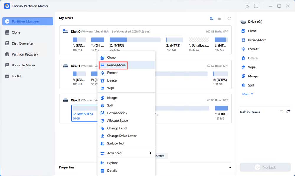 تقسیم بندی هارد دیسک با نرم افزارEaseUS Partition Master